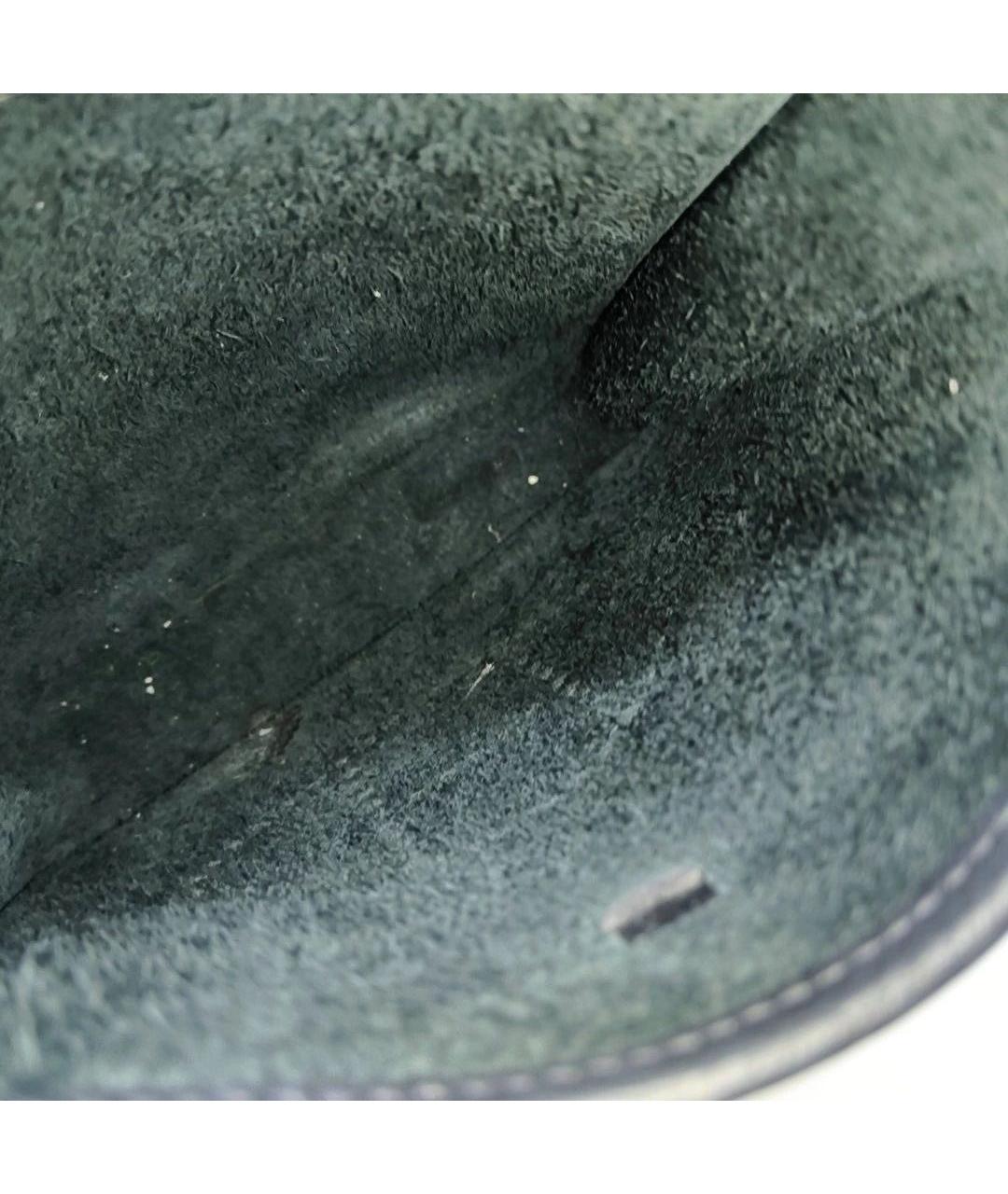 HERMES Черная кожаная сумка через плечо, фото 8