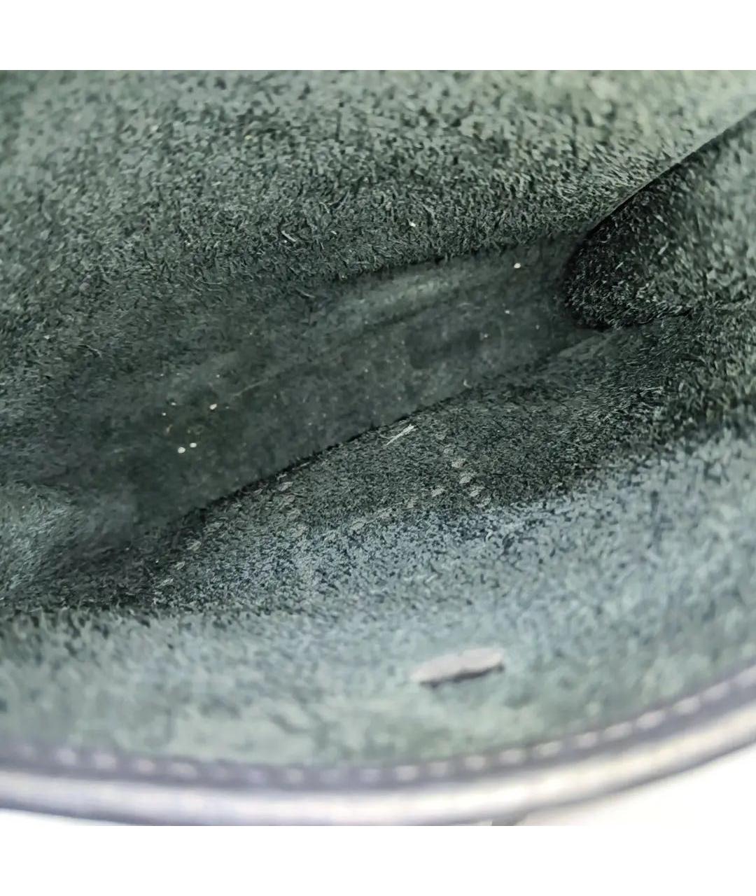 HERMES Черная кожаная сумка через плечо, фото 6