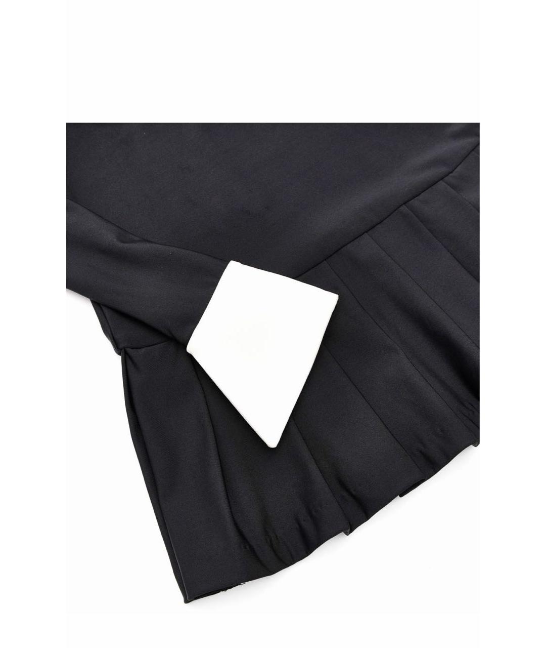 ANNA SUI Черное вискозное коктейльное платье, фото 4