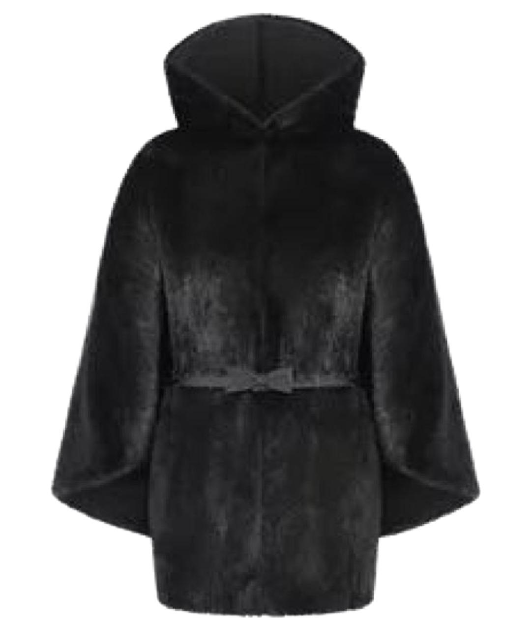 CHRISTIAN DIOR Черная меховая шуба, фото 1