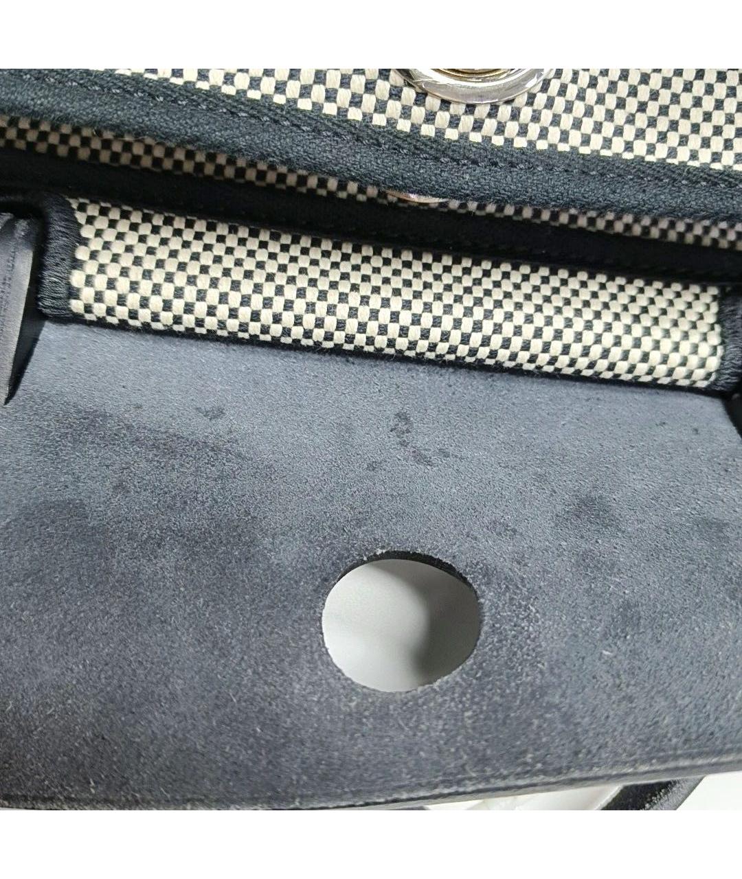 HERMES Серая кожаная сумка с короткими ручками, фото 7