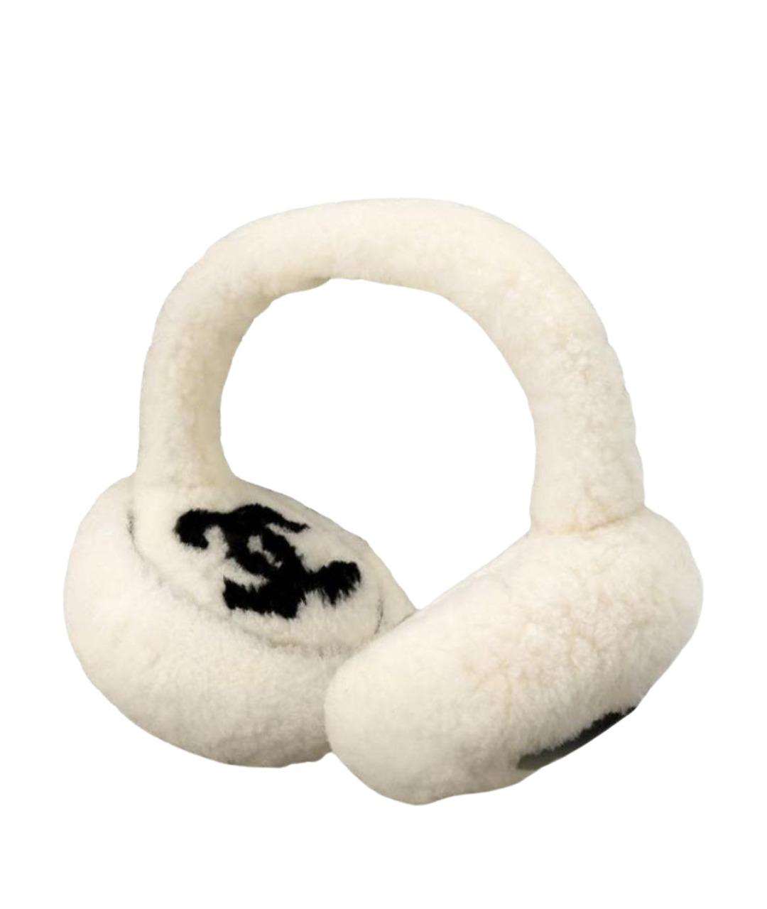 CHANEL Белые наушники, фото 1