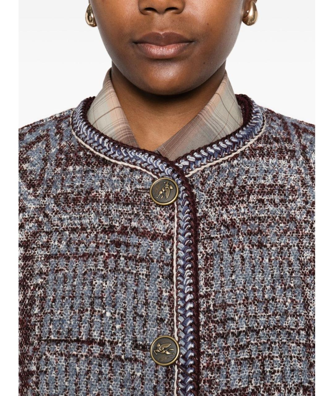 ETRO Мульти хлопковое пальто, фото 5