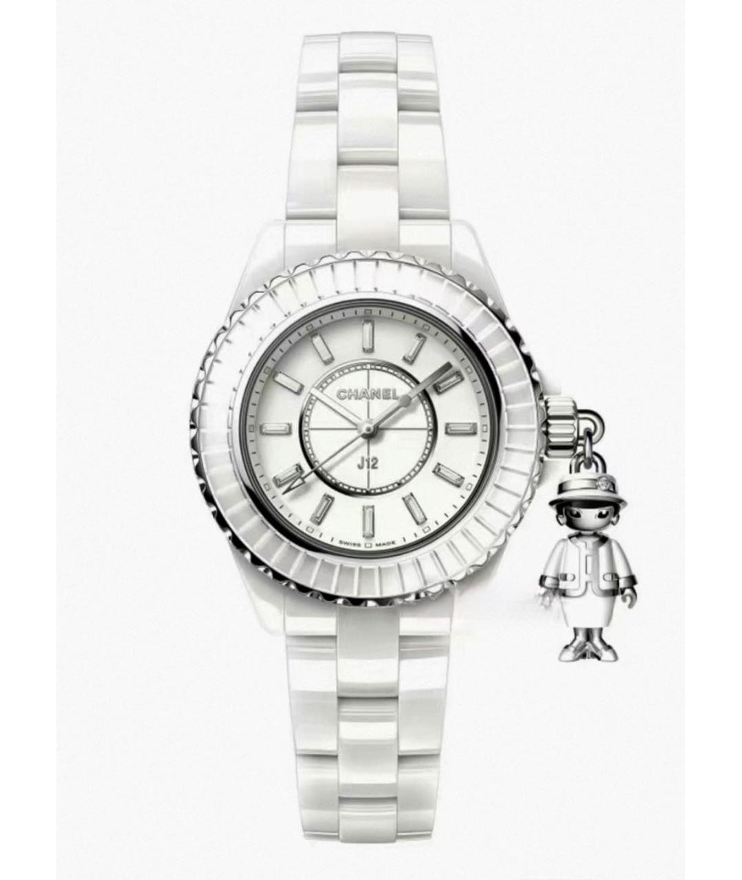 CHANEL Белые часы, фото 6