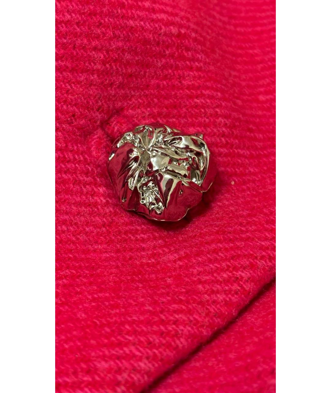 GANNI Красный шерстяной жакет/пиджак, фото 4