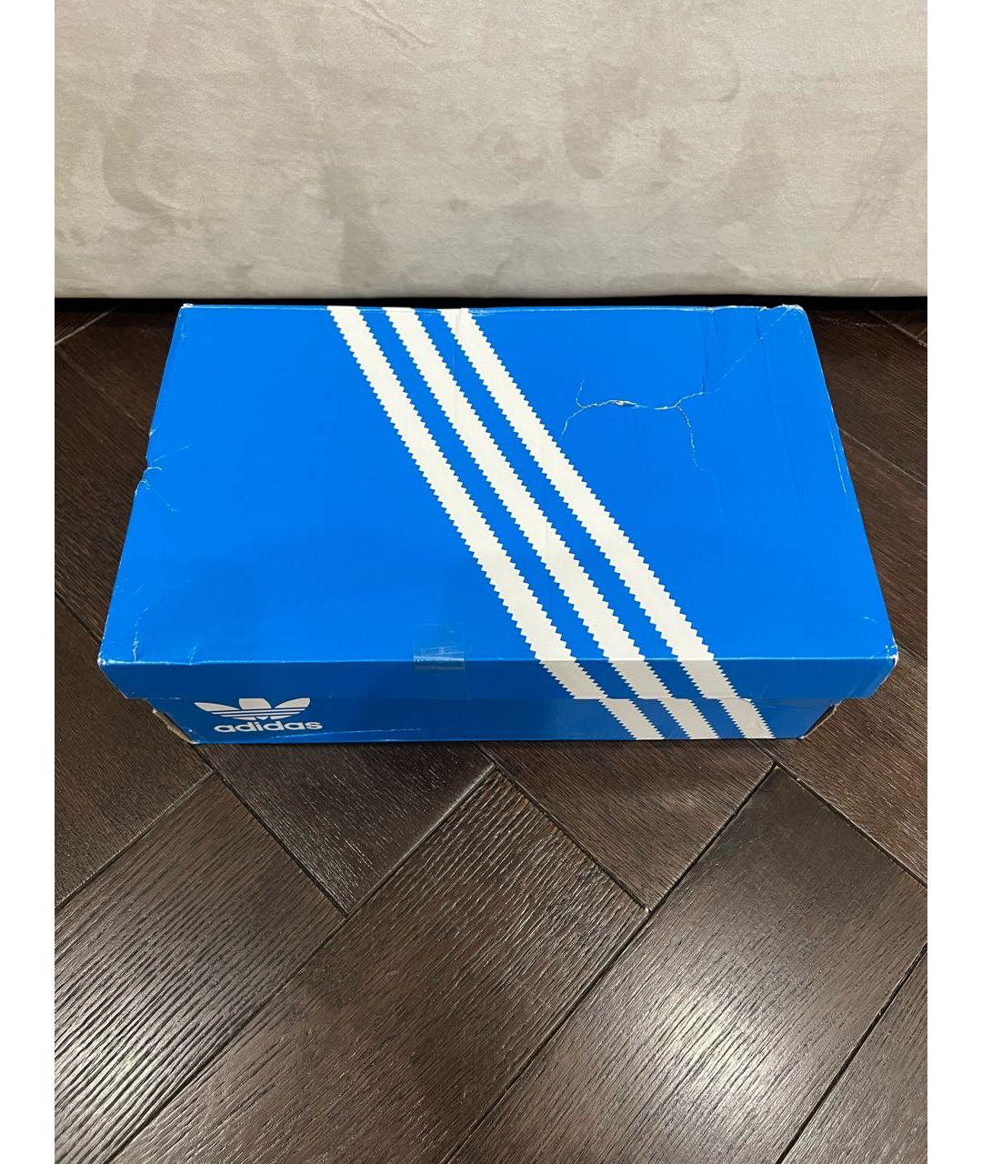 ADIDAS Черные замшевые низкие кроссовки / кеды, фото 6