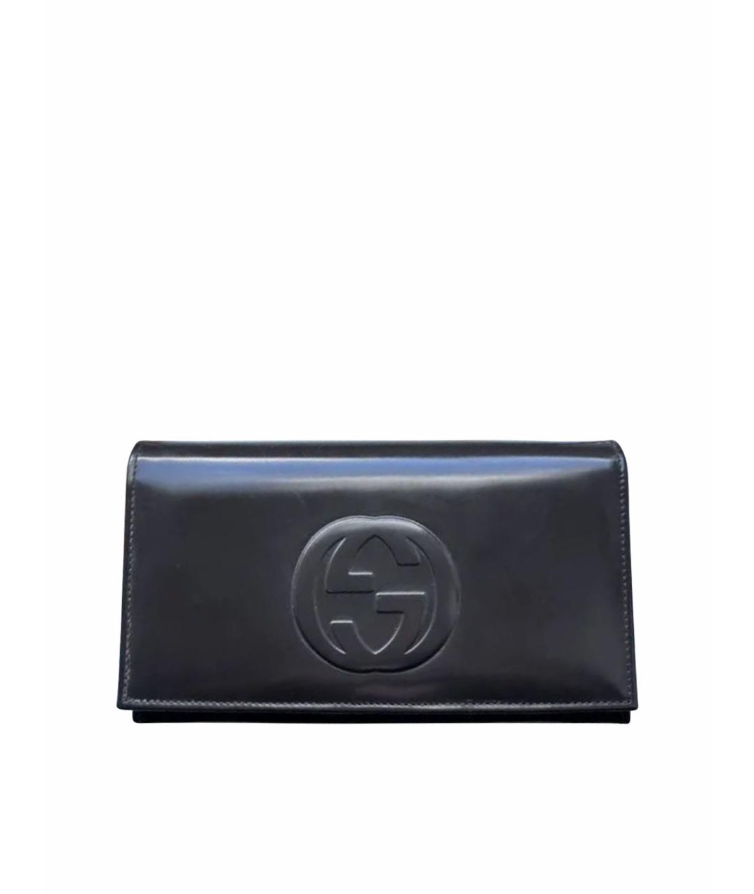 GUCCI Антрацитовая сумка через плечо, фото 1