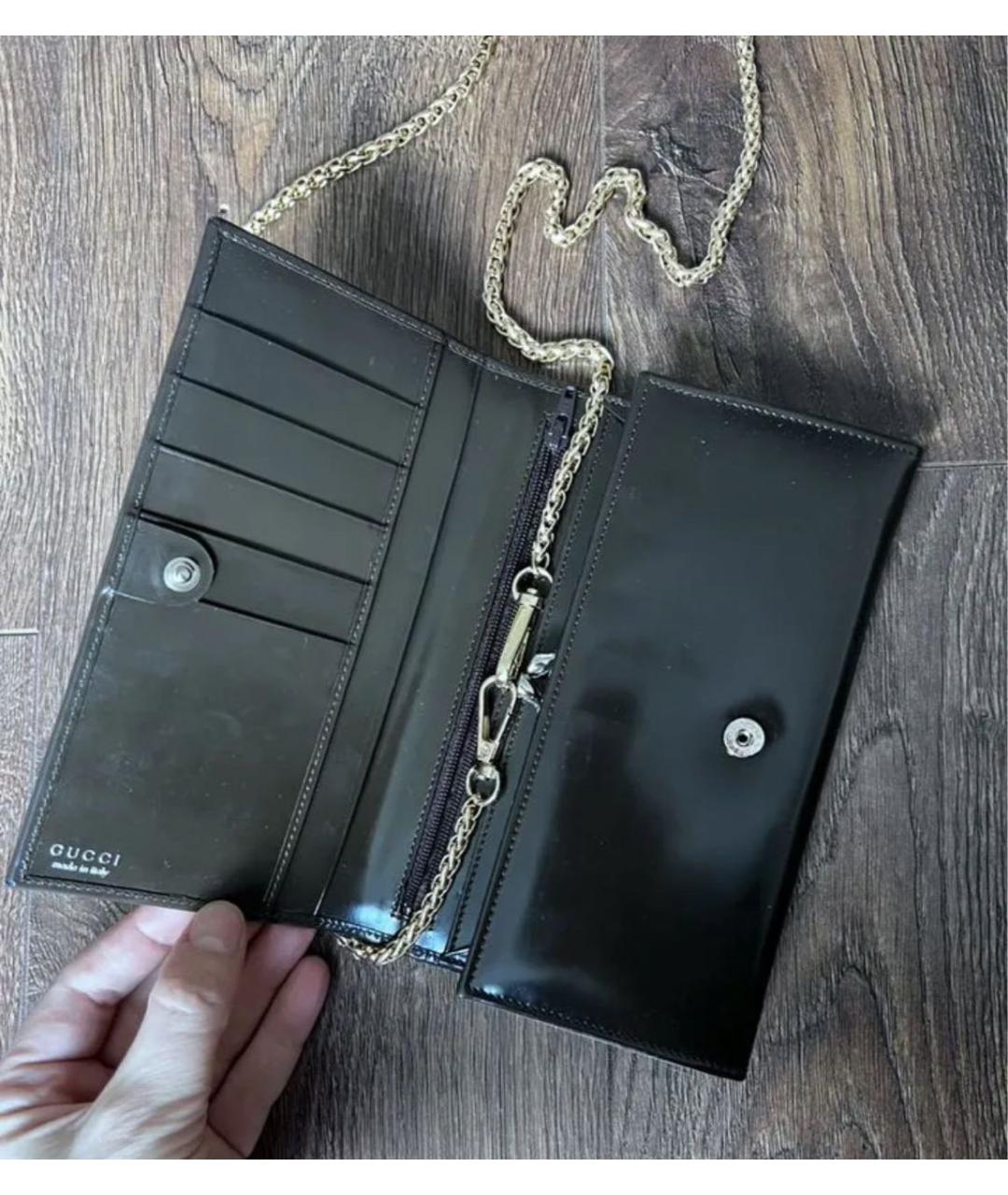 GUCCI Антрацитовая сумка через плечо, фото 3