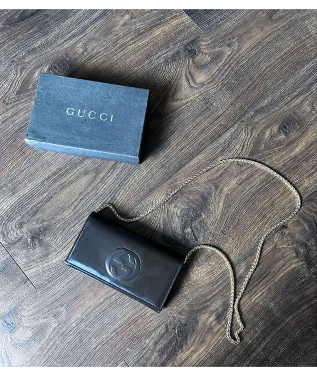 GUCCI Антрацитовая сумка через плечо, фото 7