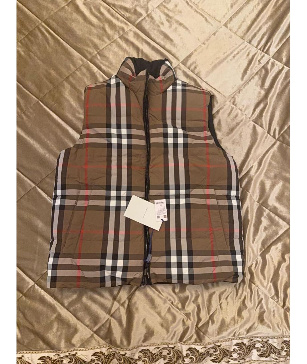 BURBERRY Коричневый жилет, фото 7
