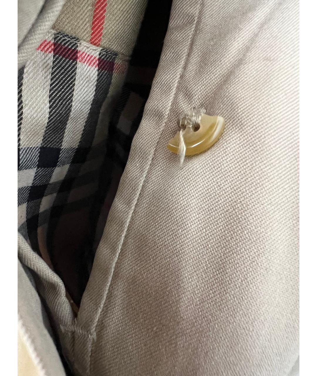 BURBERRY Бежевый тренч / плащ, фото 5
