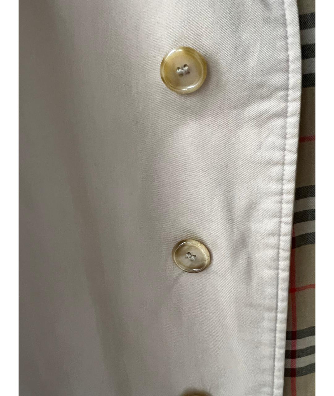 BURBERRY Бежевый тренч / плащ, фото 3