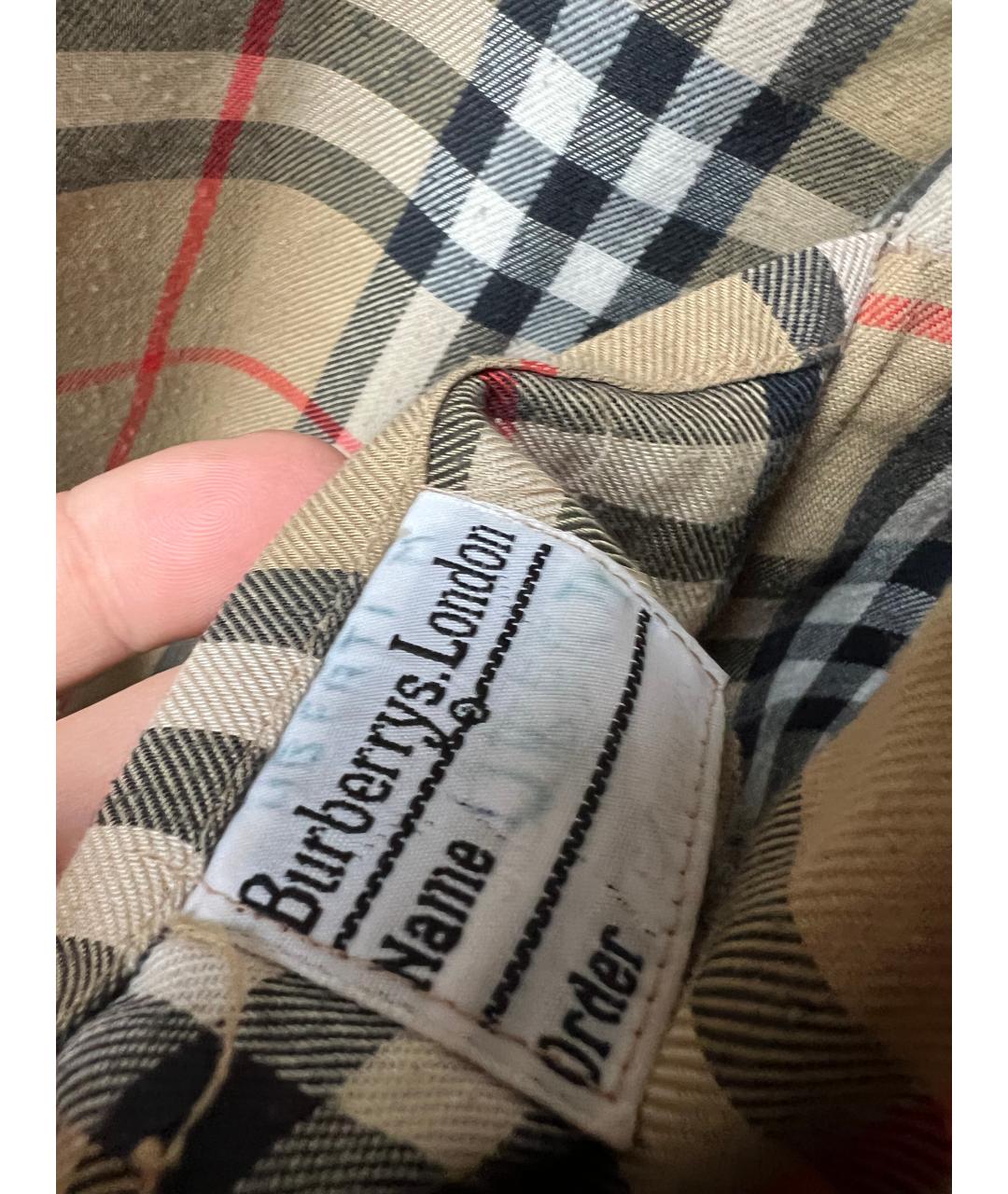 BURBERRY Бежевый тренч / плащ, фото 4