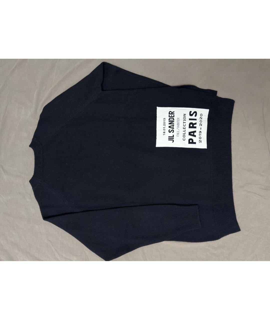 JIL SANDER Черный шерстяной джемпер / свитер, фото 2