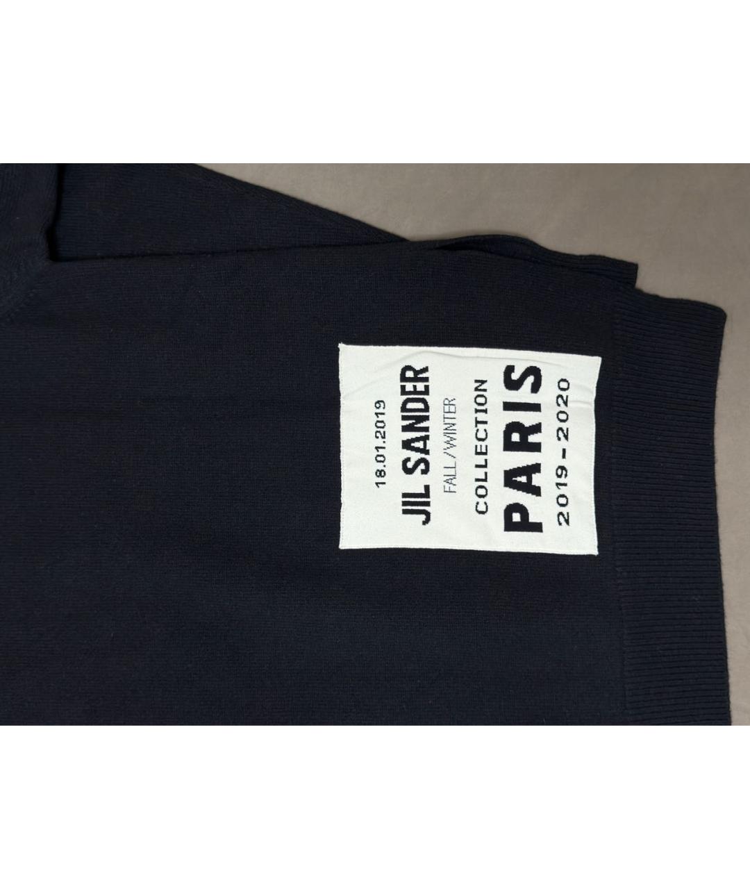 JIL SANDER Черный шерстяной джемпер / свитер, фото 3