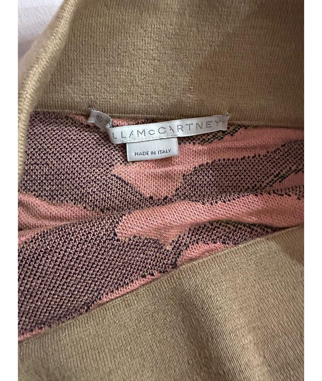 STELLA MCCARTNEY Бежевая шерстяная юбка миди, фото 2