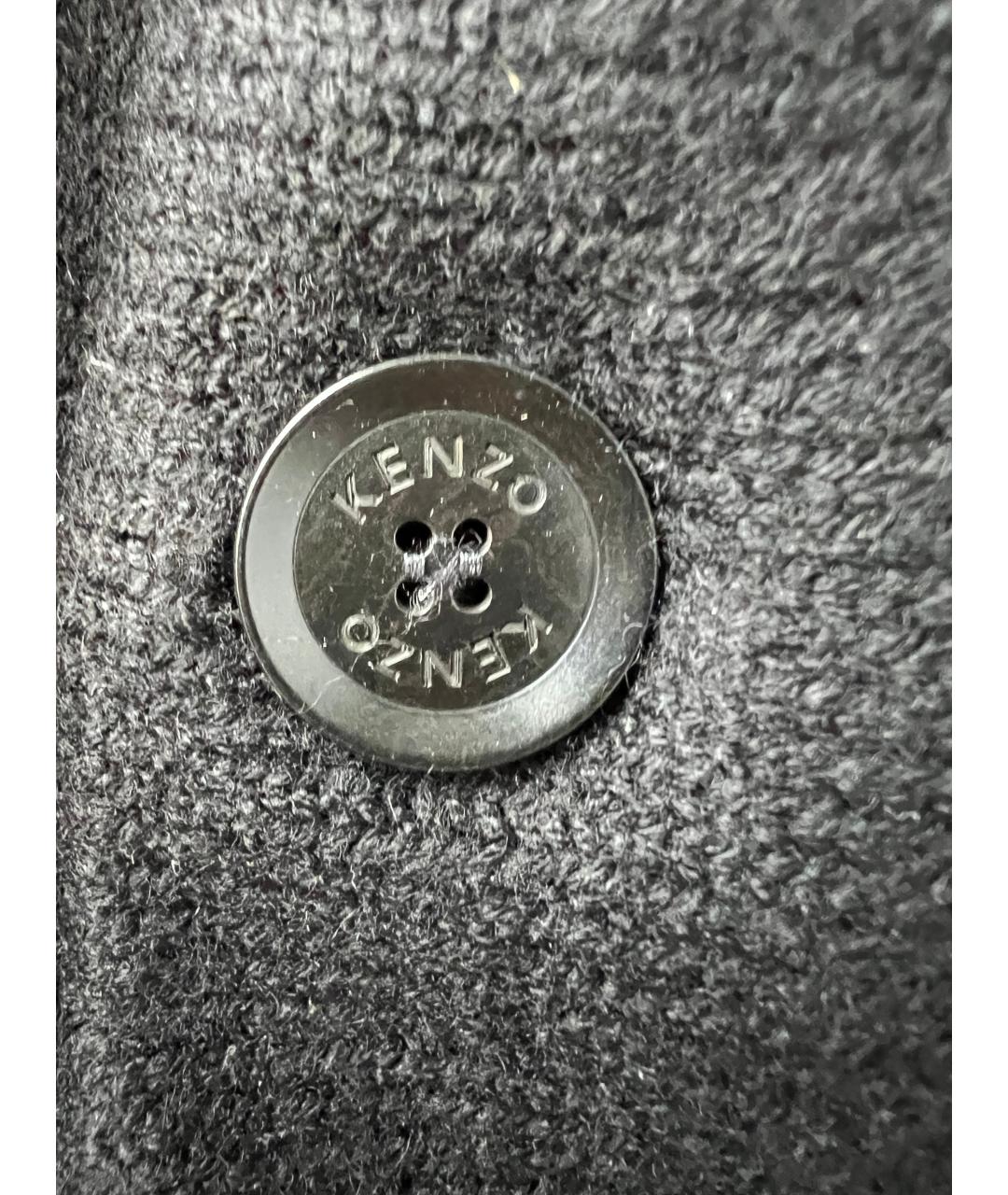 KENZO Черный шерстяной джемпер / свитер, фото 2