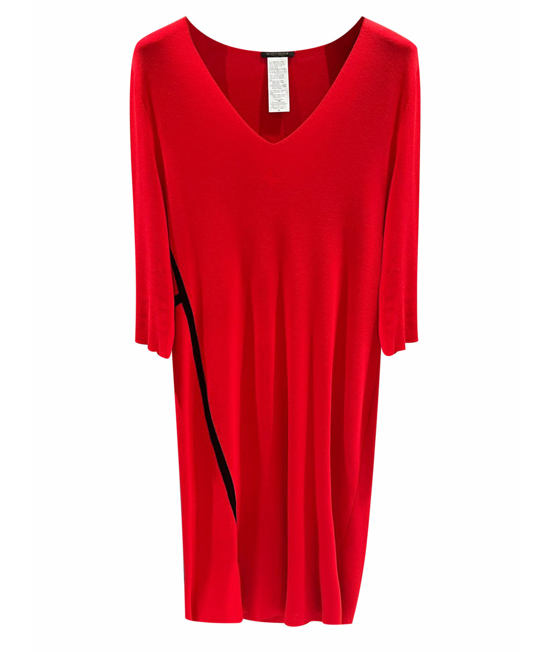 MARINA RINALDI Красное полиамидовое повседневное платье, фото 5