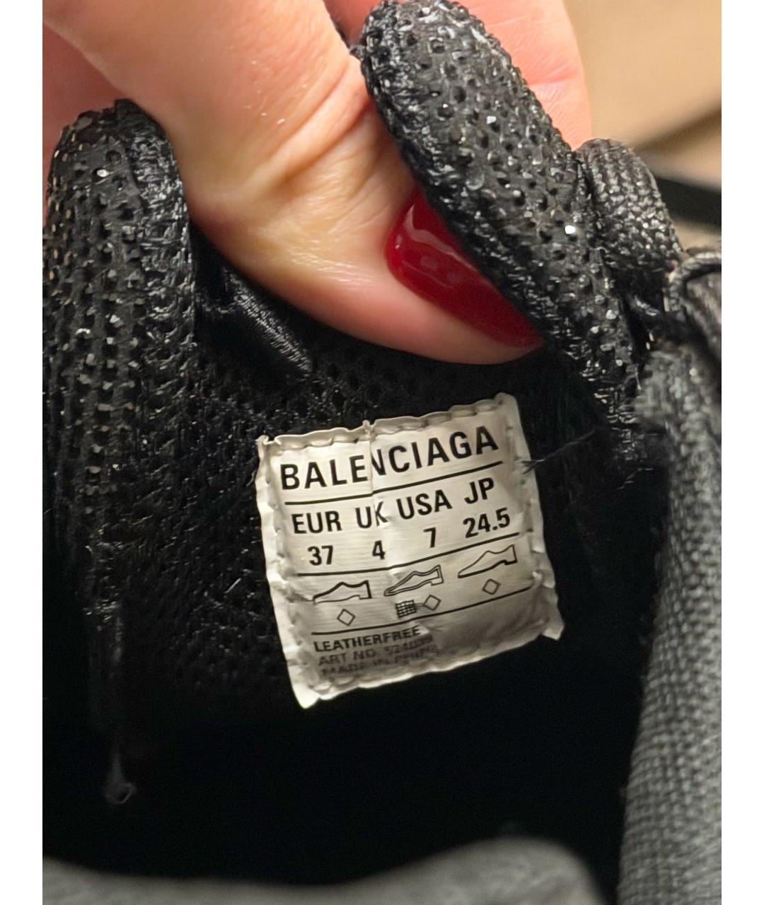 BALENCIAGA Черные кроссовки, фото 7
