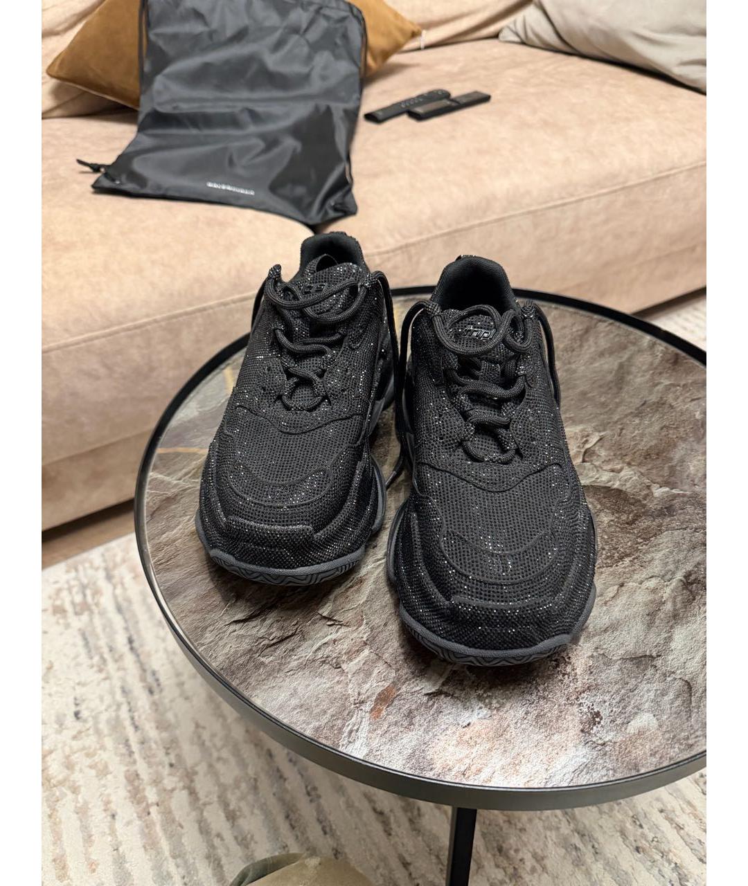 BALENCIAGA Черные кроссовки, фото 2