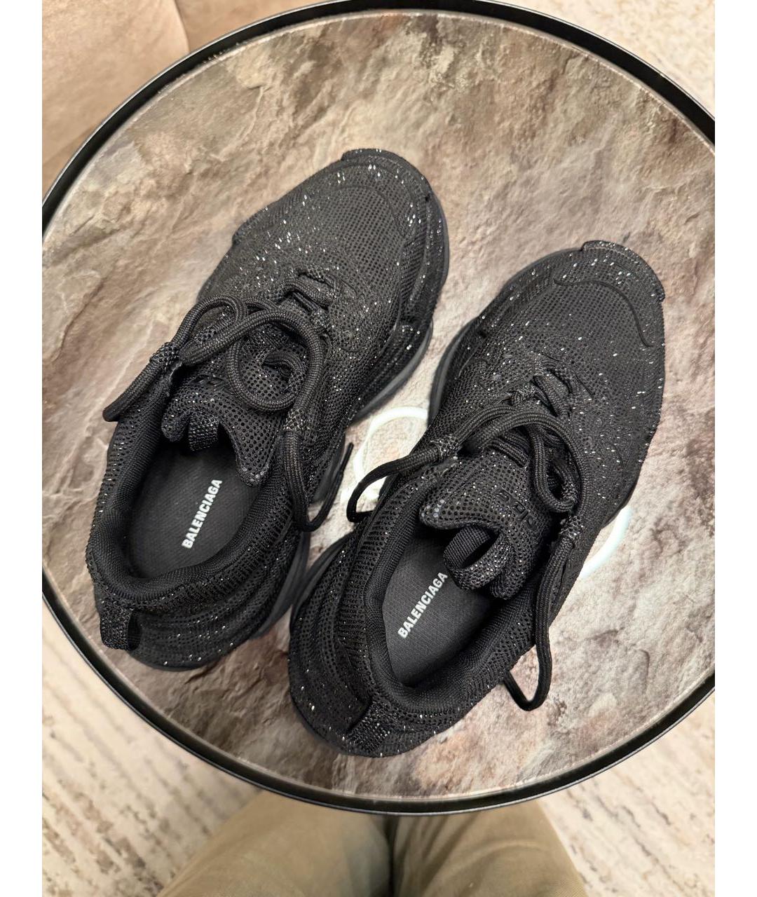 BALENCIAGA Черные кроссовки, фото 3