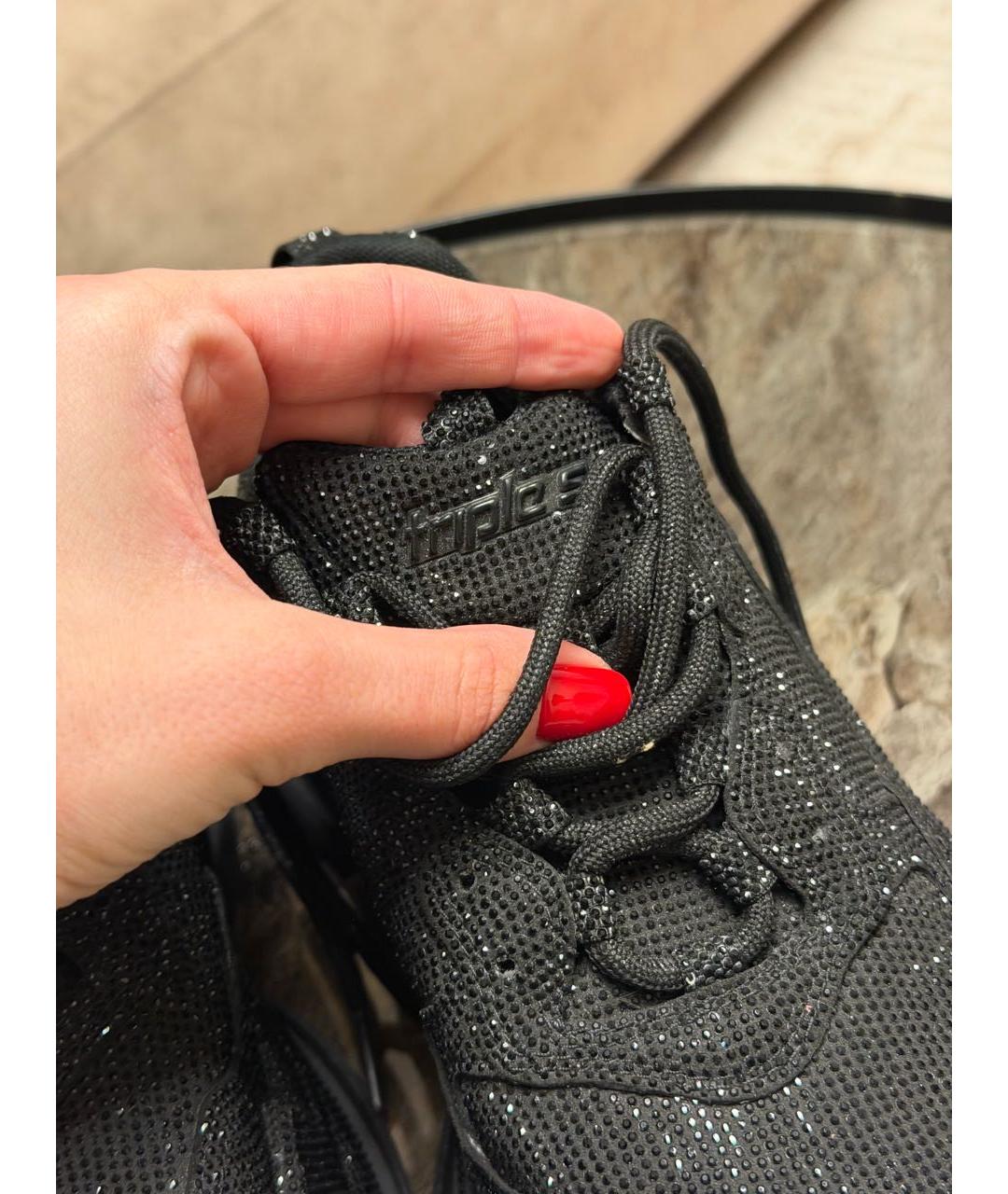 BALENCIAGA Черные кроссовки, фото 5