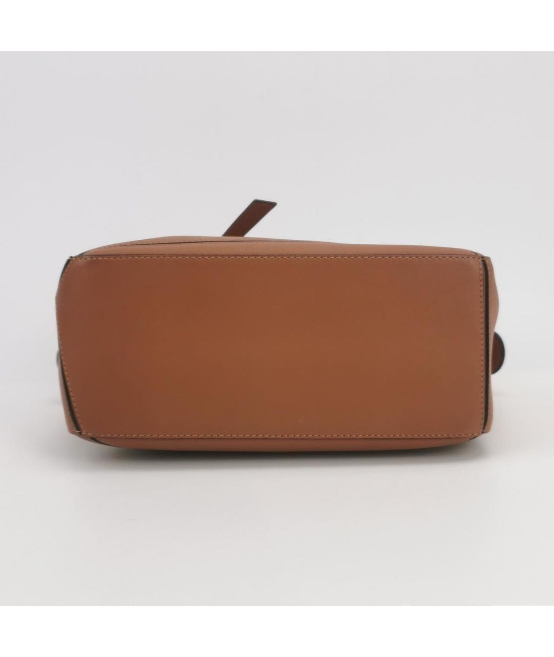LOEWE Коричневая кожаная сумка через плечо, фото 5