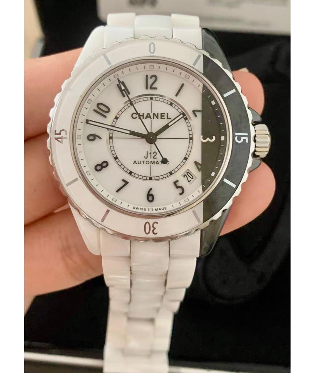 CHANEL Белые часы, фото 3