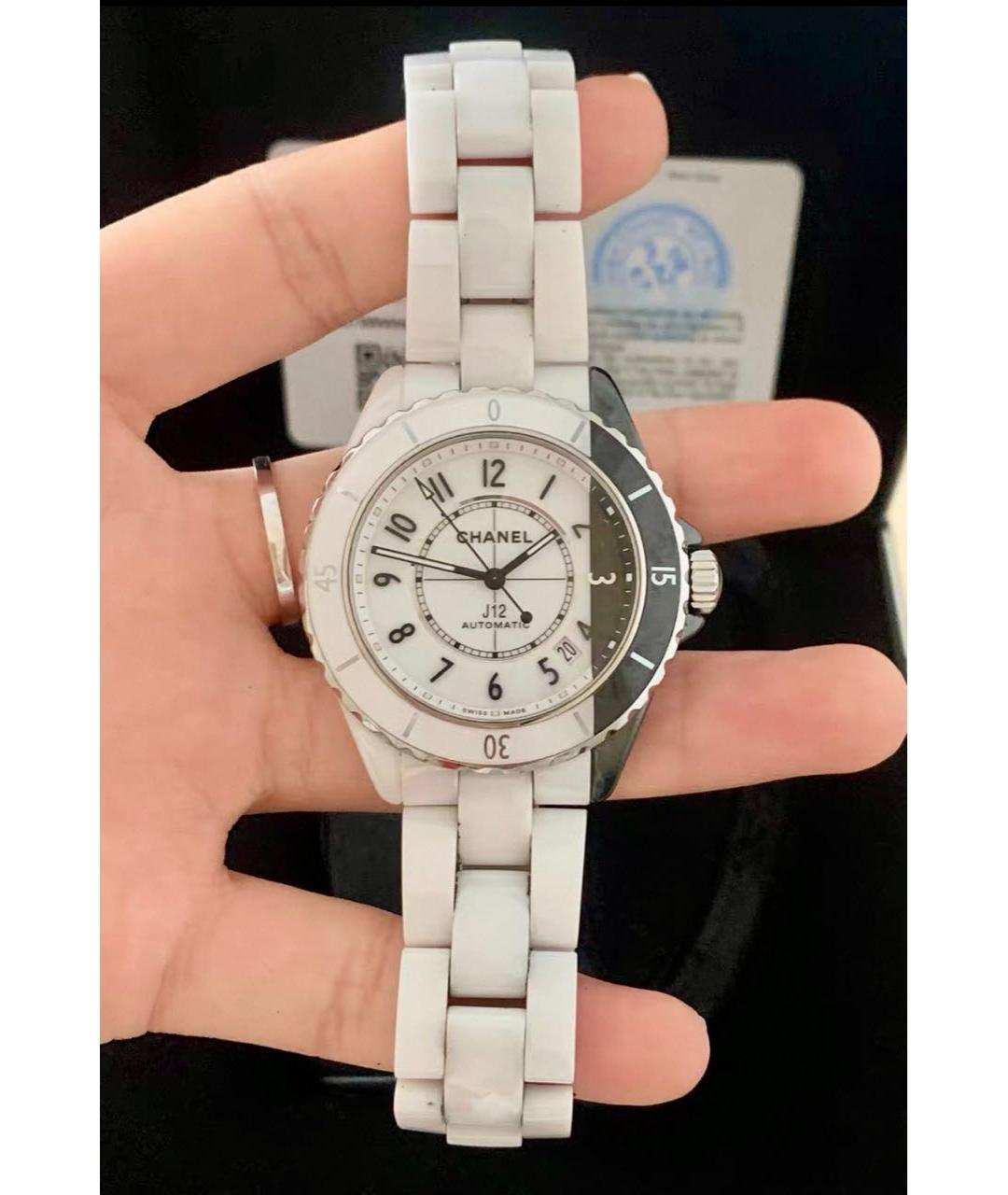 CHANEL Белые часы, фото 2