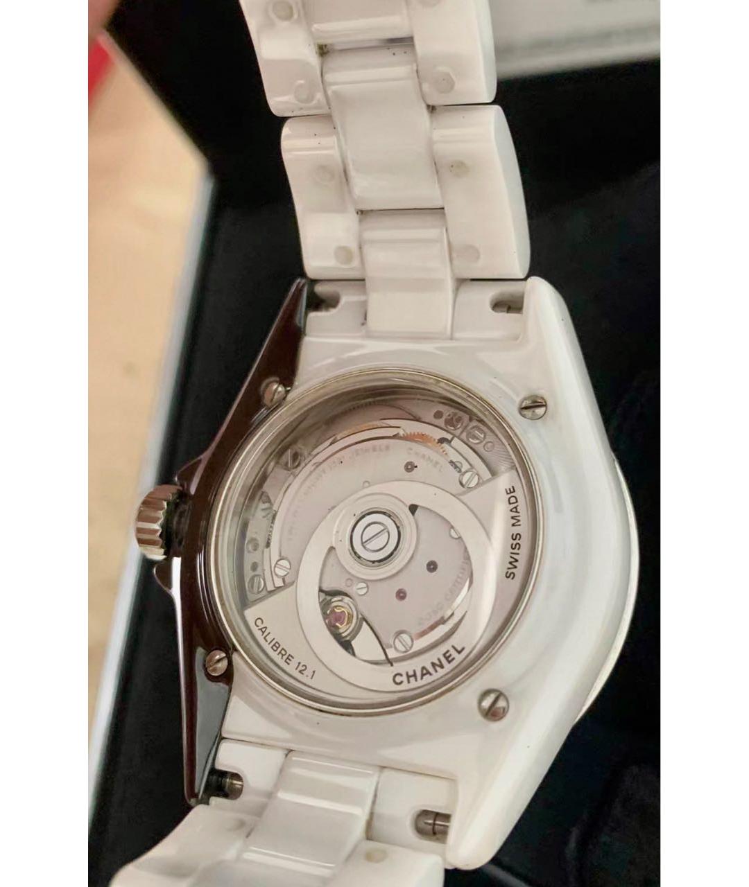 CHANEL Белые часы, фото 4