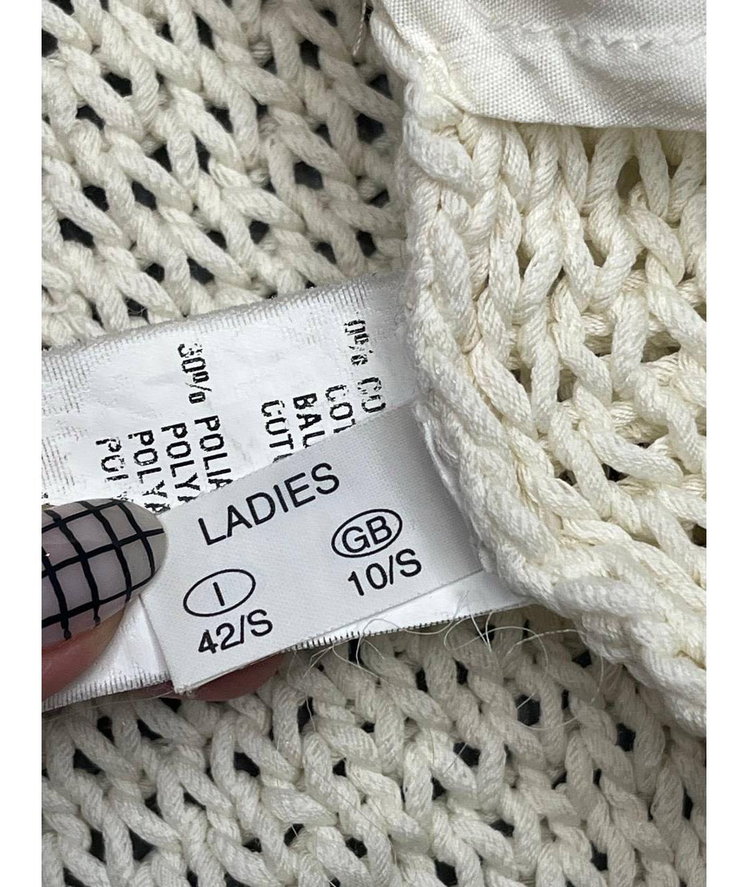 FABIANA FILIPPI Белый хлопковый кардиган, фото 4