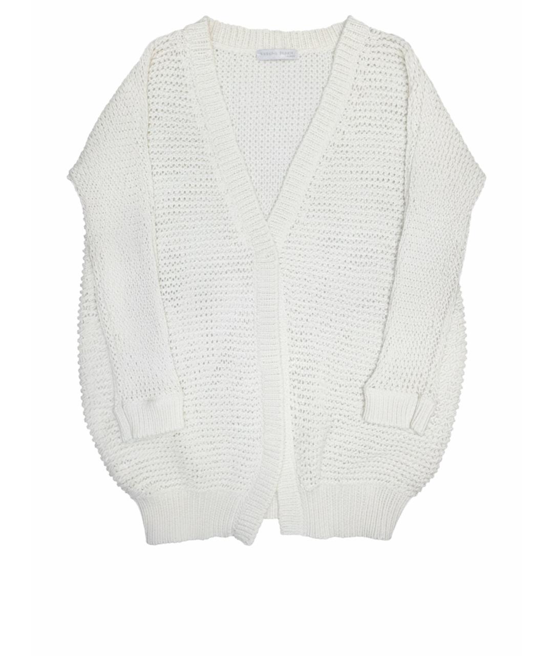 FABIANA FILIPPI Белый хлопковый кардиган, фото 1
