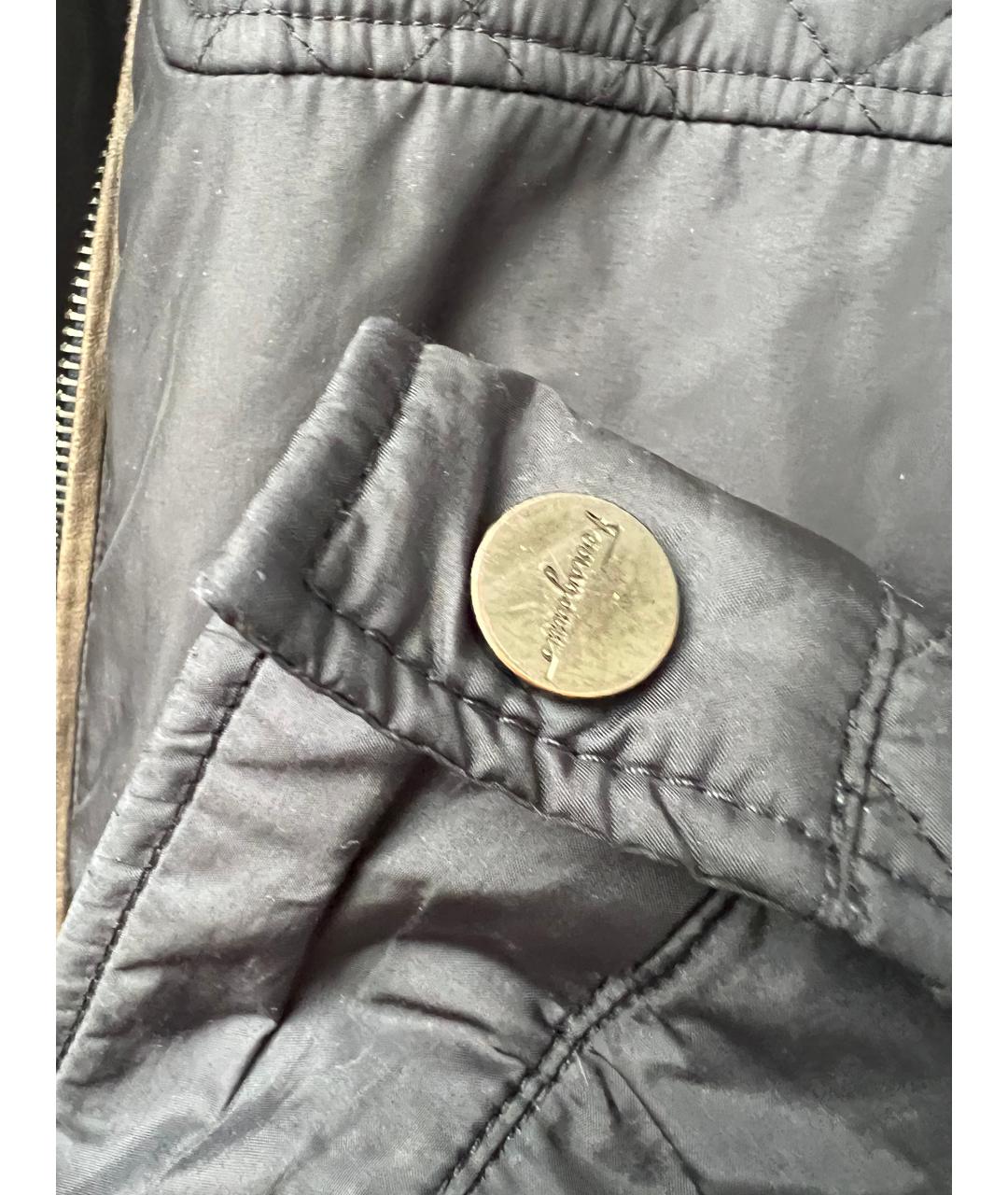 FERRAGAMO Темно-синяя куртка, фото 5