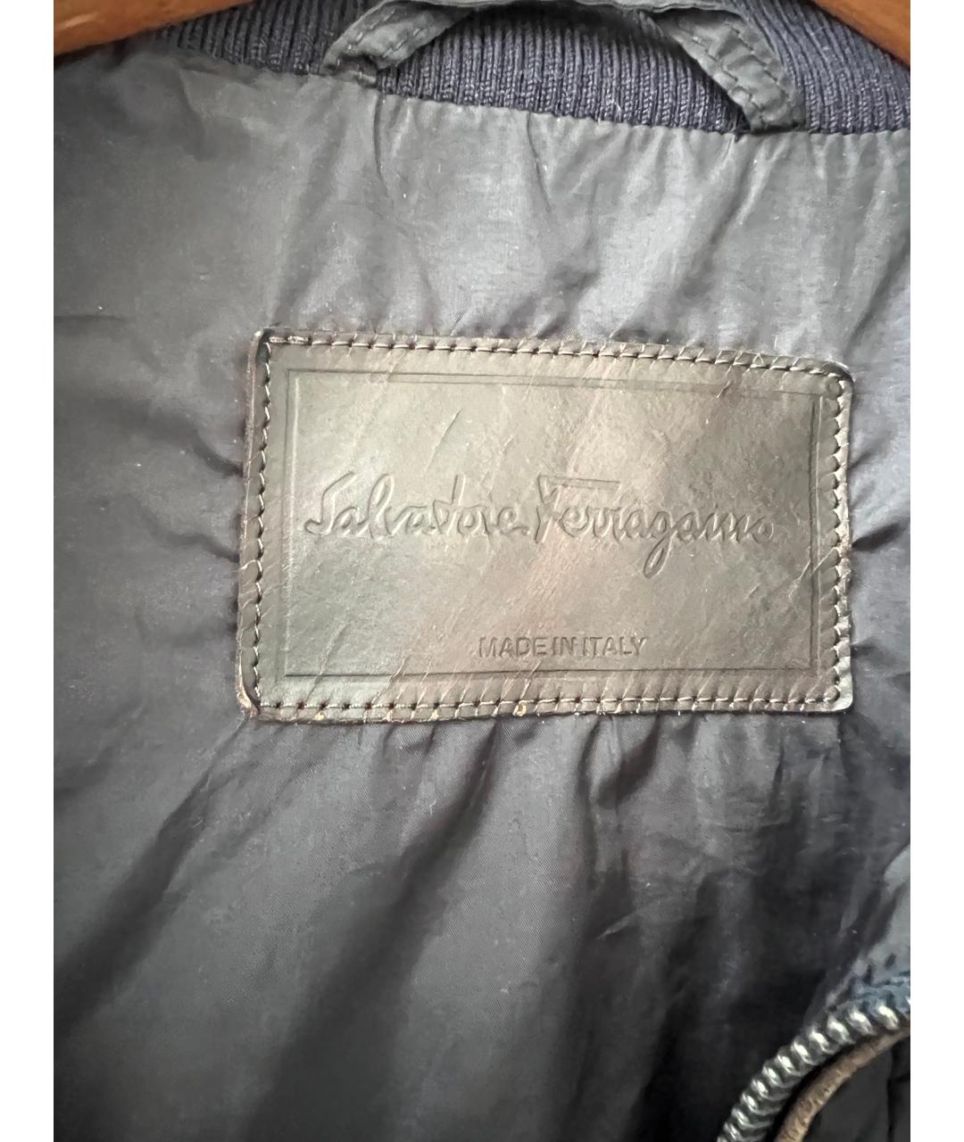 FERRAGAMO Темно-синяя куртка, фото 4