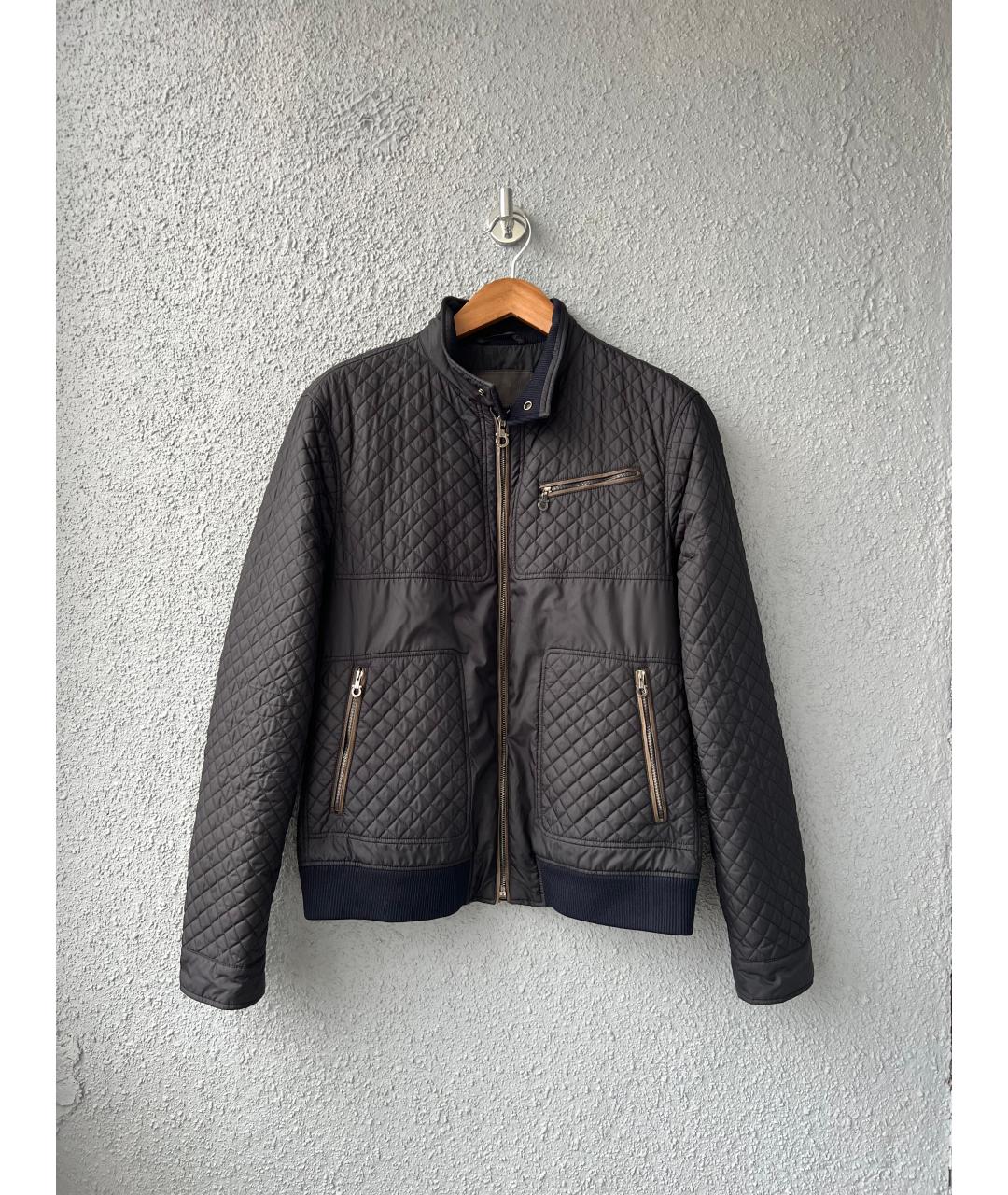 FERRAGAMO Темно-синяя куртка, фото 8