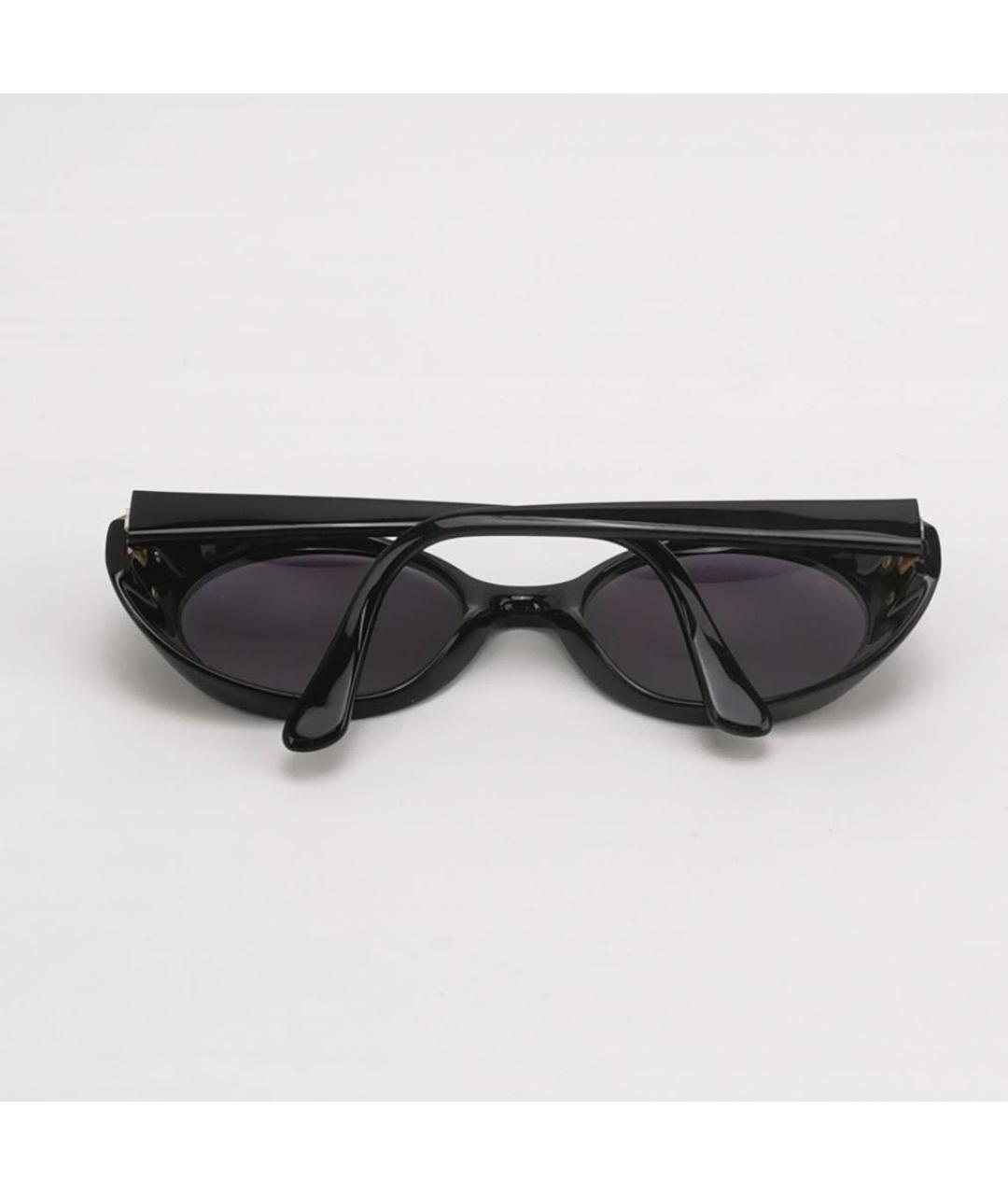 CHANEL Черные пластиковые солнцезащитные очки, фото 3