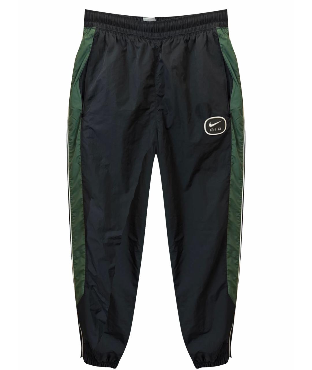 NIKE Черные полиэстеровые спортивные брюки и шорты, фото 1