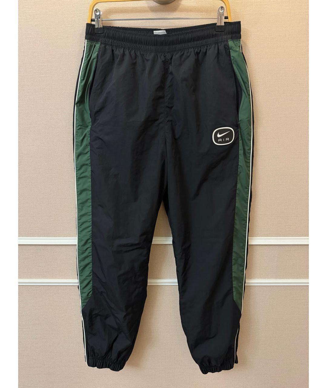 NIKE Черные полиэстеровые спортивные брюки и шорты, фото 4