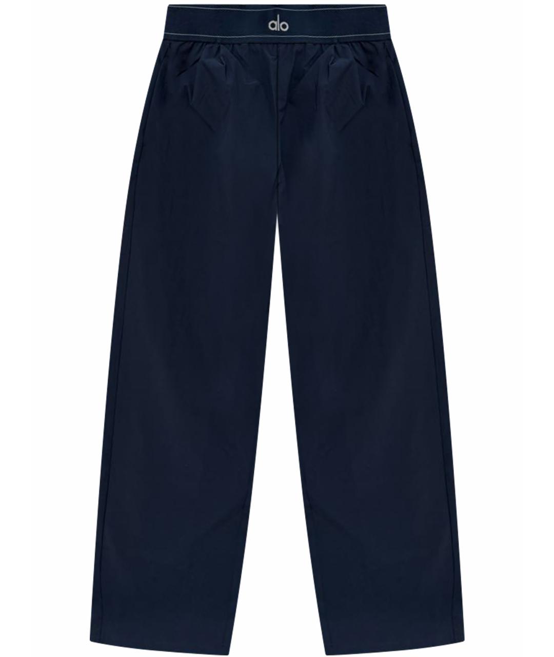 ALO YOGA Темно-синие брюки широкие, фото 1