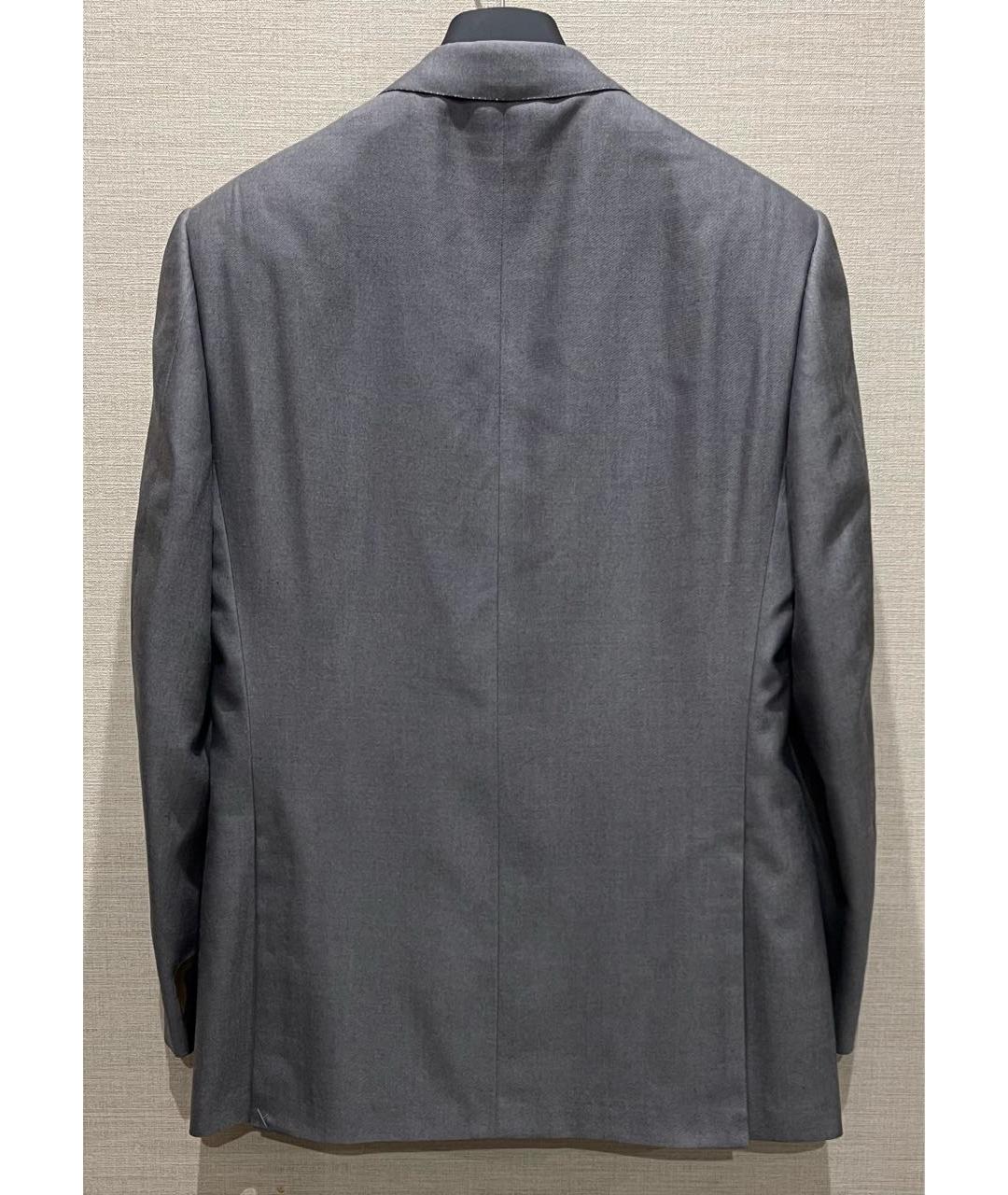 STEFANO RICCI Серый кашемировый пиджак, фото 3
