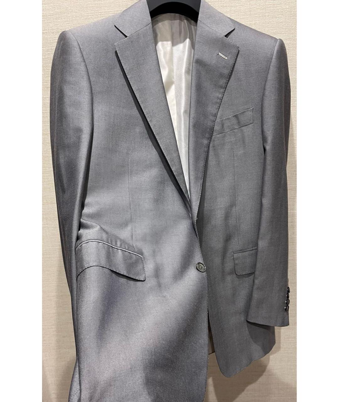 STEFANO RICCI Серый кашемировый пиджак, фото 4