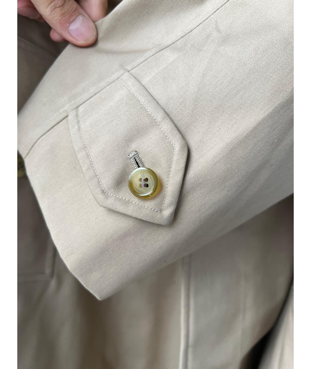 BURBERRY Бежевый тренч / плащ, фото 6