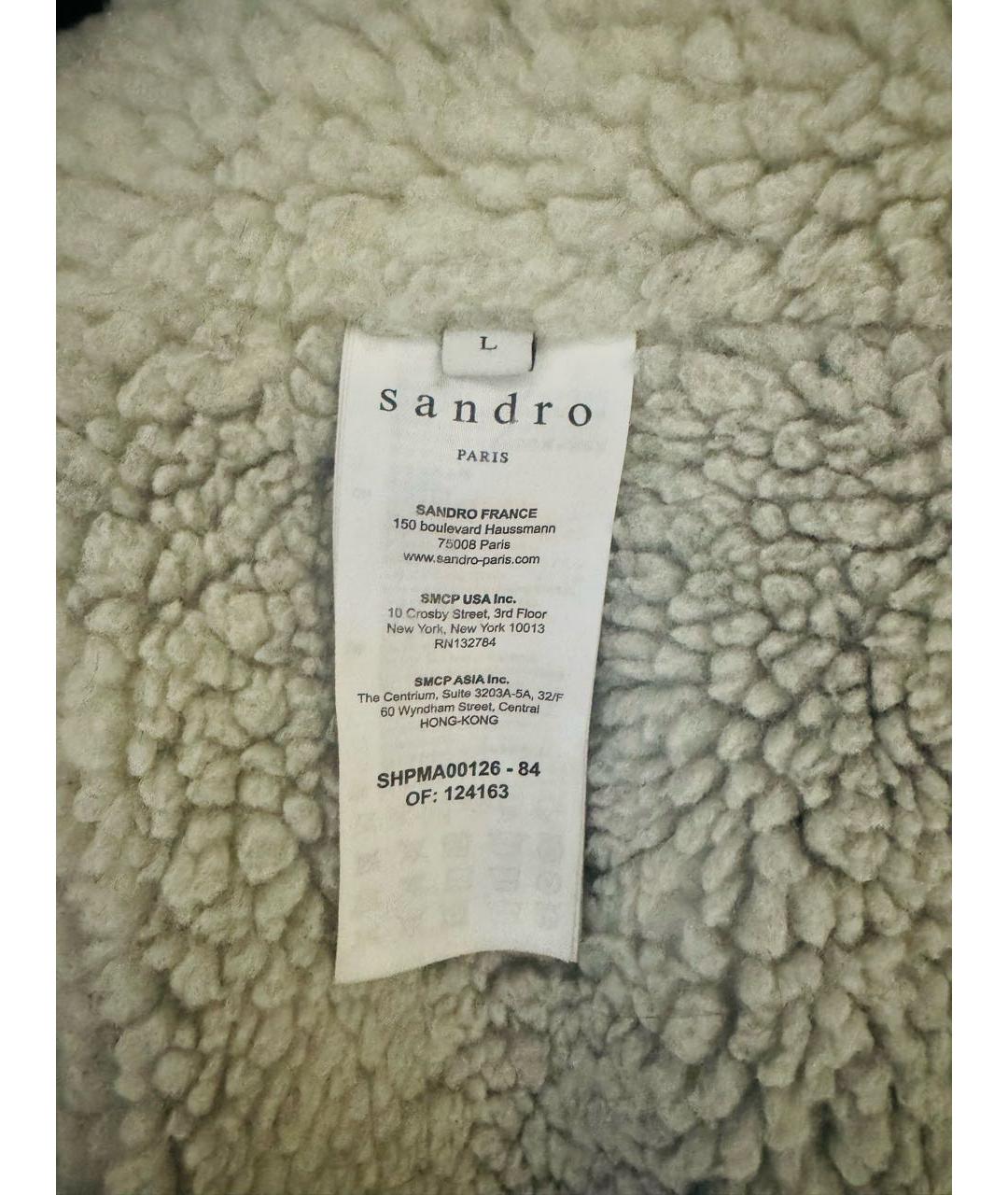 SANDRO Хаки парка, фото 4