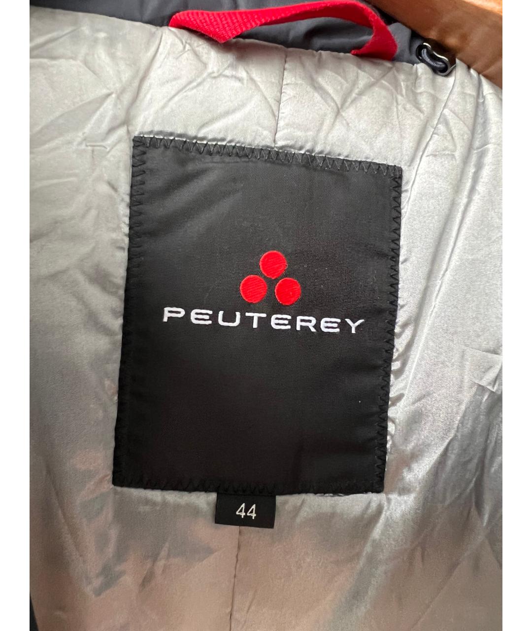 PEUTEREY Темно-синяя куртка, фото 4