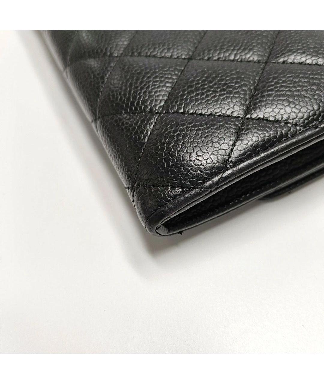 CHANEL Черная кожаная сумка через плечо, фото 7