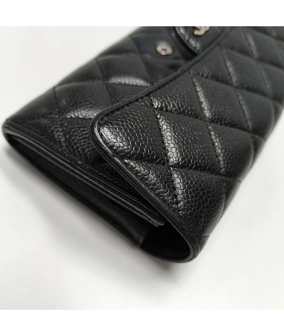 CHANEL Черная кожаная сумка через плечо, фото 5