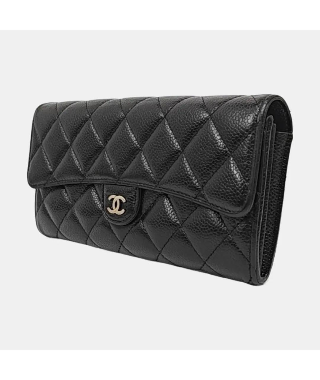 CHANEL Черная кожаная сумка через плечо, фото 2