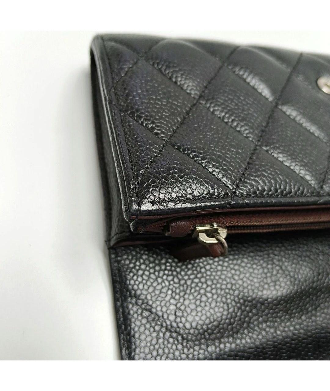 CHANEL Черная кожаная сумка через плечо, фото 8