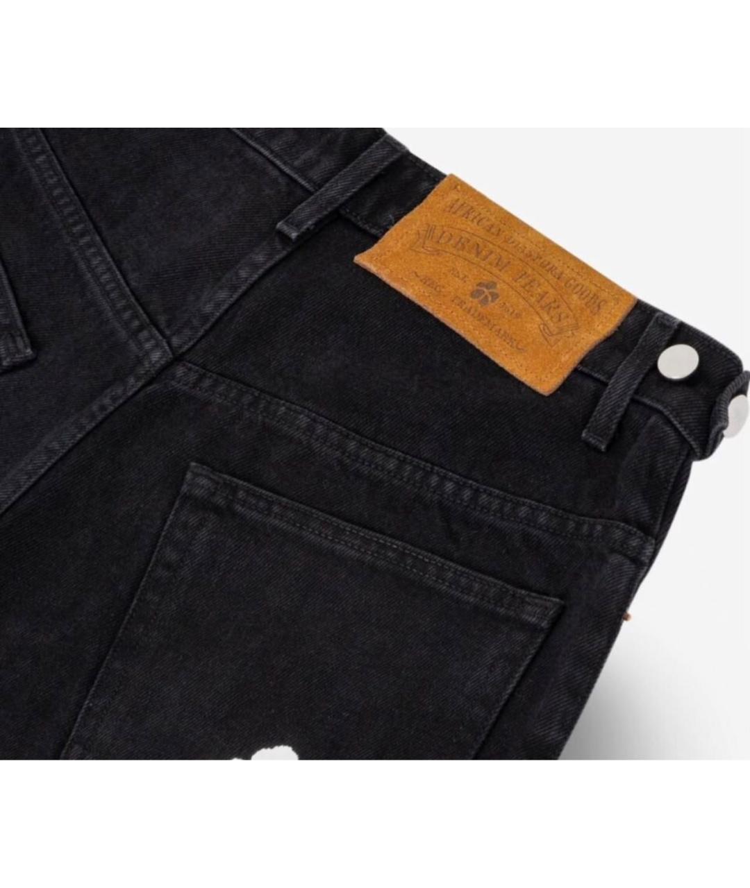 Denim Tears Черные деним шорты, фото 3