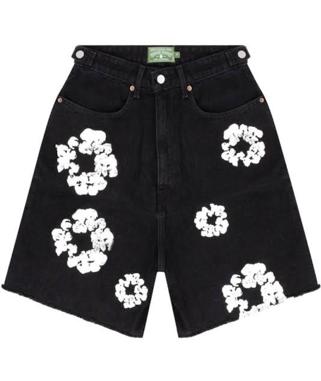 Denim Tears Черные деним шорты, фото 4